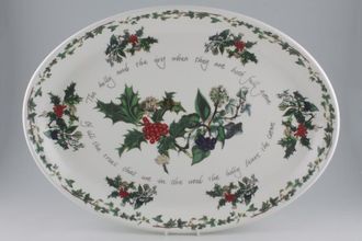 Sell Portmeirion The Holly and The Ivy Oval Platter Turkey Platter 20 1/4"