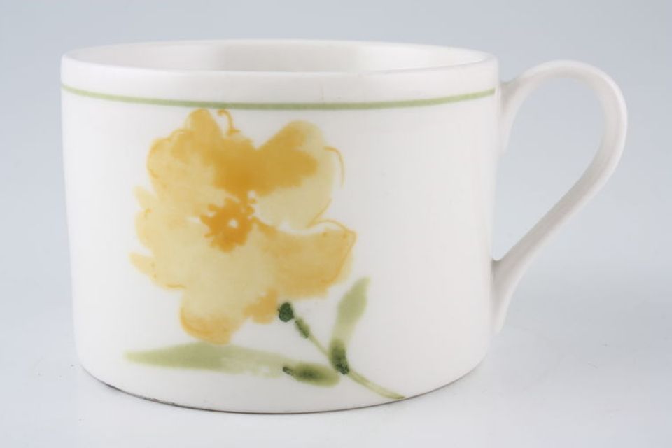 Marks & Spencer Water Floral Teacup Straight sided 3 3/8" x 2 3/8"