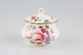 Sell Royal Crown Derby Derby Posies - Various Backstamps Mustard Pot + Lid Flowers may vary