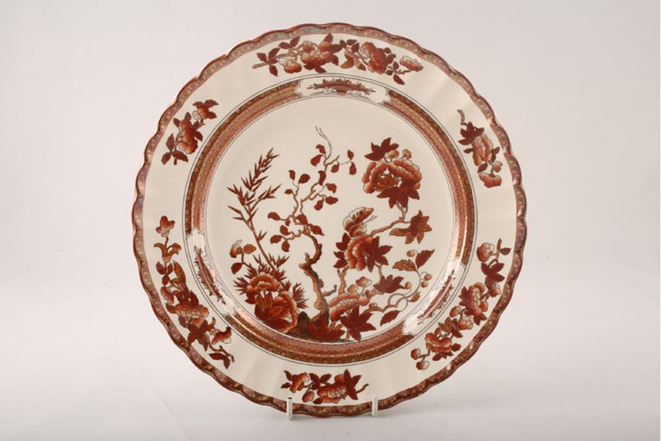 Spode Indian Tree - Terracotta - New Backstamp Dinner Plate More colour.See Photo 10 1/2"