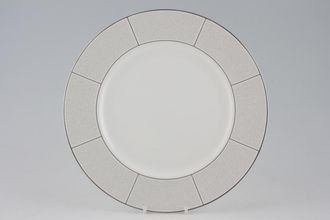 Sell Wedgwood Shagreen Dinner Plate White - Platinum Edge 10 3/4"