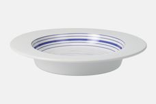 Royal Doulton Terence Conran - Chophouse Blue Rimmed Bowl 1 3/4 rim 10 3/4" thumb 1