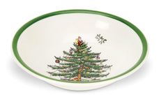 Spode Christmas Tree Soup / Cereal Bowl 8 1/4" thumb 1