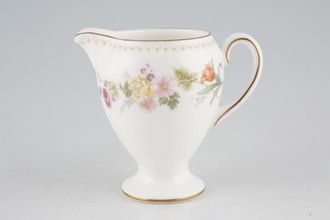 Sell Wedgwood Mirabelle R4537 Cream Jug Tall.Gold line each side of handle 1/3pt