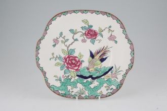 Sell Crown Staffordshire Rock Bird Cake Plate 9 3/8"