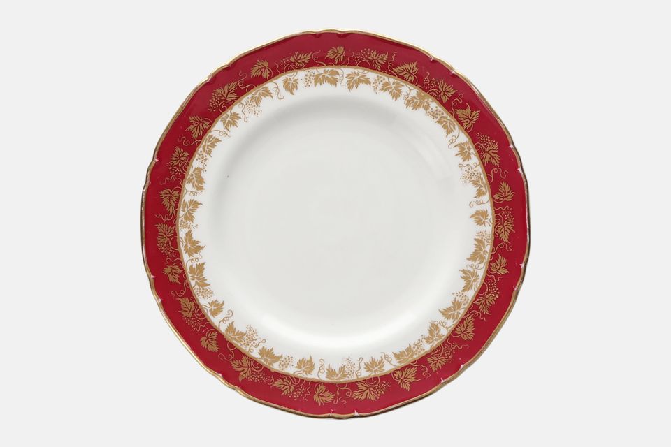 Royal Worcester Arundel - Ruby - Scalloped Edge Tea / Side Plate 7"