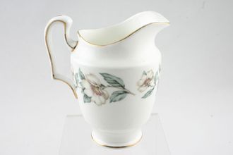 Sell Crown Staffordshire Christmas Roses - Plain Edge Milk Jug Footed , shaped 1/2pt