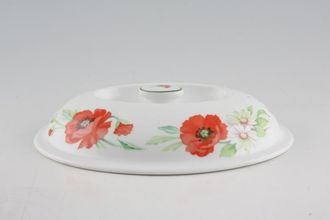 Royal Worcester Poppies Casserole Dish Lid Only Oval 3 1/2pt