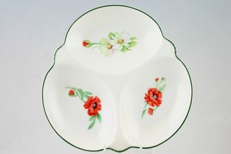 Sell Royal Worcester Poppies Serving Dish Triple dish - small flowers