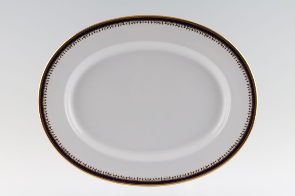 Spode Knightsbridge - Cobalt Oval Platter 15"