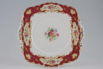 Sell Paragon Pompadour - Red Cake Plate 9 3/4"