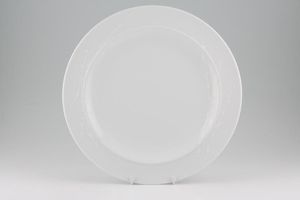 Denby White Trace Plate