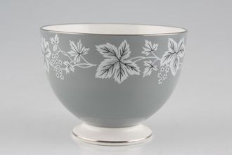 Wedgwood Moselle - Grey Sugar Bowl - Open (Tea) Footed 4"