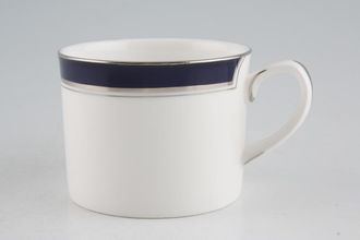 Royal Worcester Howard - Cobalt Blue - silver rim Teacup Made in England - Straight sided 3 1/4" x 2 1/2"