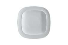 Denby White Squares Breakfast / Lunch Plate 9 1/2" thumb 1