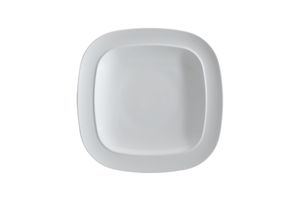 Denby White Squares Breakfast / Lunch Plate