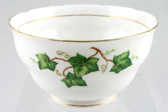 Colclough Ivy Leaf - 8143 Sugar Bowl - Open (Tea) wavy edge-gold line inside 4 1/4" x 2 1/2"