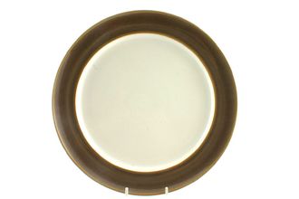 Denby Truffle Dinner Plate Plain - Wide Rim 11"