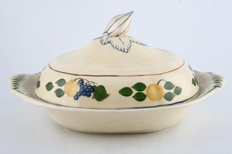 Sell Adams Fruit I (Titian Ware) Vegetable Tureen with Lid Blue rim eared