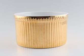 Royal Worcester Gold Lustre - Fluted Soufflé Dish Shape 46 Size 1 7"