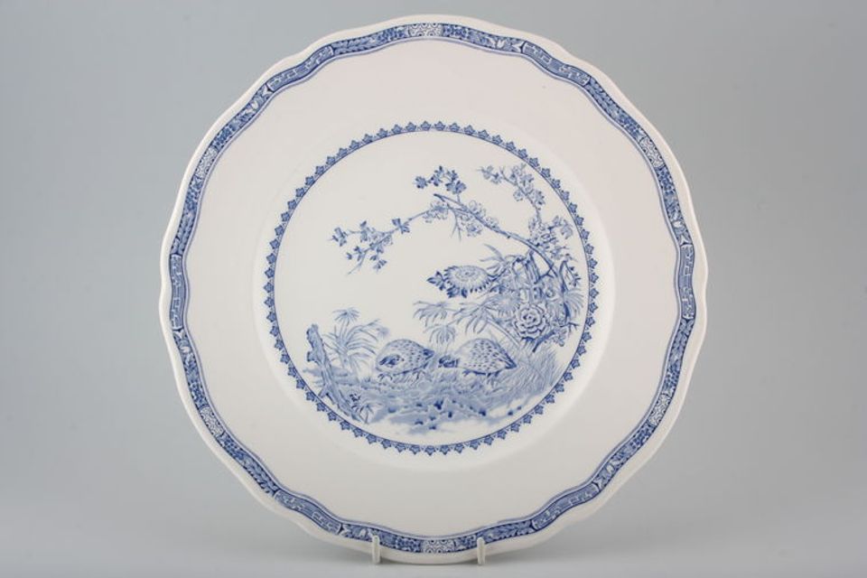 Furnivals Quail - Blue Dinner Plate 10"