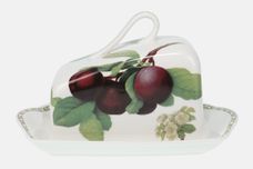 Queens Hookers Fruit Cheese Dish + Lid Wedge shape thumb 1