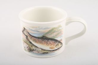 Portmeirion Compleat Angler - The Teacup Trout - Gillaroo Salmo Stomachius - No name on item 3 3/8" x 2 5/8"