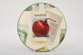 Poole Seed Packets Tea / Side Plate Onion 7"
