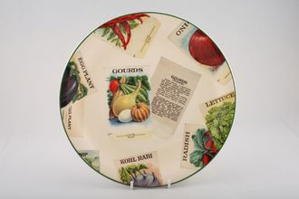 Poole Seed Packets Dinner Plate Gourds 10 3/4"