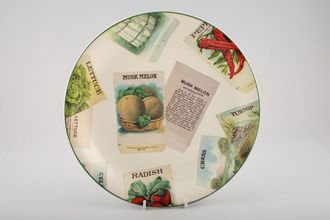 Poole Seed Packets Dinner Plate Musk Melon 10 3/4"