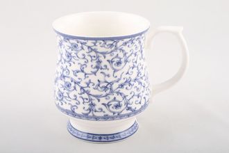 Queens Blue Story Mug Arabesque - Stacker Mug 3" x 3 1/2"