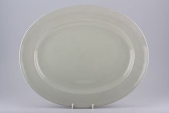Spode Flemish Green Oval Platter 15 1/8"