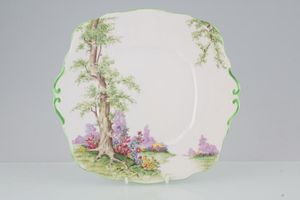Royal Albert Greenwood Tree - Green Edge Cake Plate