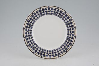 Royal Doulton Geometrix Salad/Dessert Plate Accent - Blue Geometrix Backstamp 8"