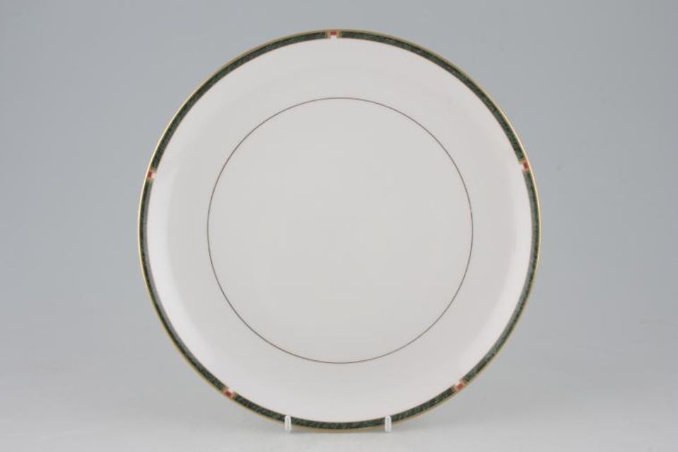Royal Worcester Carina - Green Cake Plate Round 9 1/4"