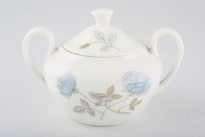 Wedgwood Ice Rose Sugar Bowl - Lidded (Tea)