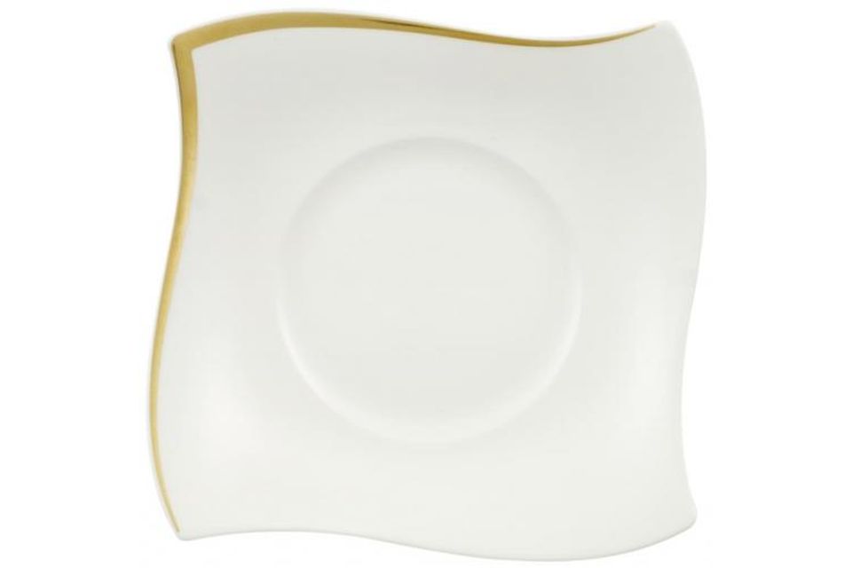 Villeroy & Boch New Wave - Premium Gold Tea / Side Plate Square 7 1/2"