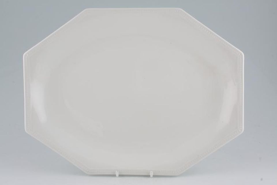 Johnson Brothers Heritage - White Oval Platter 13 1/2"