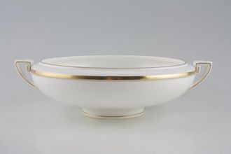 Royal Worcester Viceroy - Gold Vegetable Tureen Base Only Round 8 1/4"