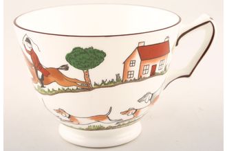 Sell Crown Staffordshire Hunting Scene Teacup 3 1/2" x 2 5/8"