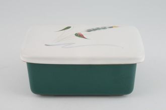 Sell Denby Greenwheat Butter Dish + Lid Box base/flat lid 4 3/4" x 3" x 2 1/4"