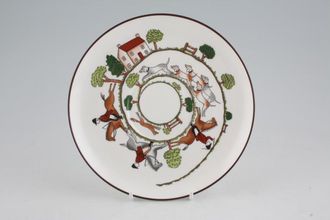 Sell Coalport Hunting Scene Soup Cup Saucer For sloping cup 7"