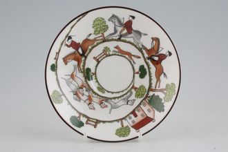 Sell Coalport Hunting Scene Tea Saucer For 3 1/2 x 2 5/8" cup 5 5/8"