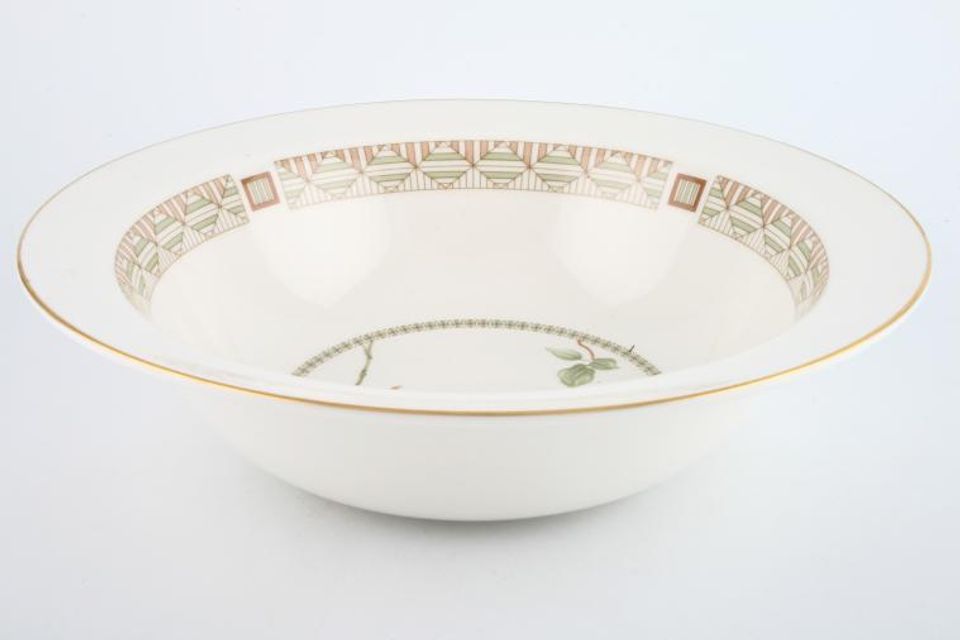 Royal Doulton White Nile - T.C.1122 Vegetable Tureen Base Only No handles - rimmed -could be used as Open Veg 10 1/4" x 2 3/4"