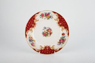 Sell Paragon Rockingham - Red Tea / Side Plate Flat 6 1/4"