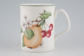 Marks & Spencer Ashberry Mug pears - green below rim 3" x 3 3/4"