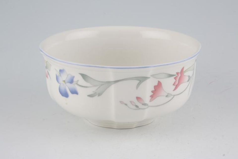 Villeroy & Boch Riviera Bowl Individual, NO flower inside, can be used as a soup/fruit/sugar bowl 4 3/4" x 2 1/8"