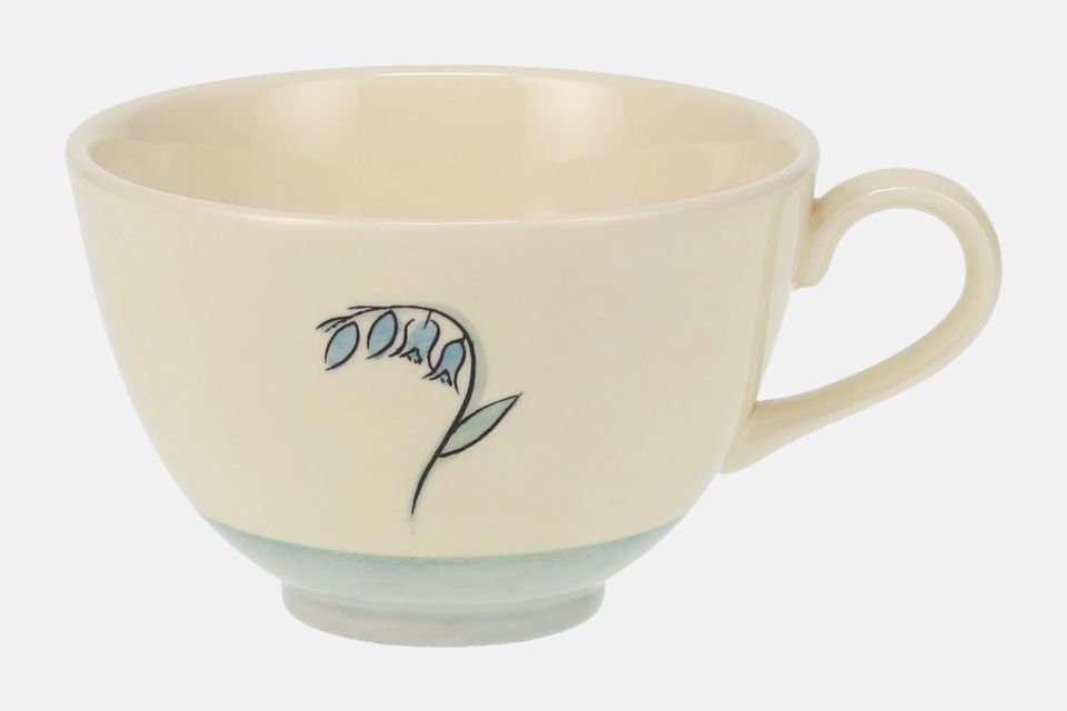 Poole Bluebell Breakfast Cup 4 1/4" x 2 5/8"