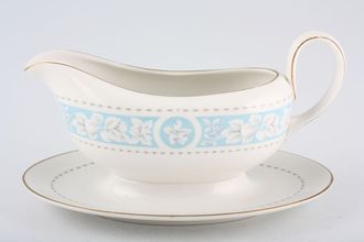 Royal Doulton Hampton Court - T.C.1020 Sauce Boat and Stand Fixed
