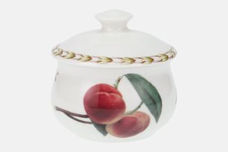 Queens Hookers Fruit Sugar Bowl - Lidded (Coffee) peach